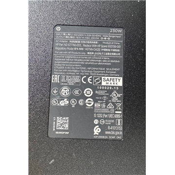 HP Genuine 230W AC Adapter  7.4mm x 5.0mm